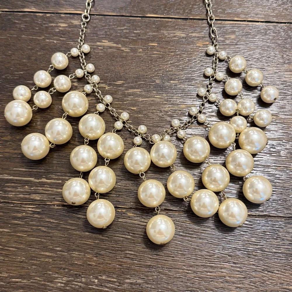 JCrew Statement Pearly Statement Necklace - Picture 3 of 4